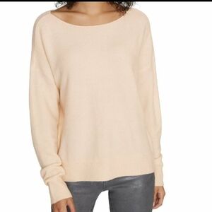 NWT Sanctuary Chill Out Ballet Neck Cream Sweater